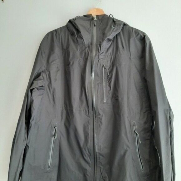 FIRST ASCENT Eddie Bauer Mountaineering Windbreaker Shell Hoodie Jacket Sz XL - Picture 3 of 13